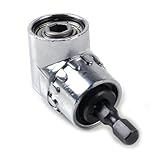 1/4" 六角エクステンション 105角度 レンチ ドリルビット ドライバーソケットホルダーアダプター