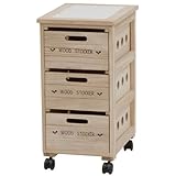 30cm幅 3段 ストッカー 「KITCHEN」 MUD-6303