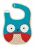 Skip Hop Zoo Tuck-Away Bib スキップホップ ズー タッカウェイ アニマルビブ (オウル) [並行輸入品]