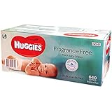 640 HUGGIES Thick Baby Wet Wipes Bulk Mega Pack Fragrance Free