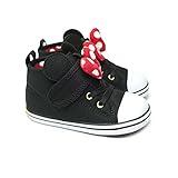 [コンバース] CONVERSE ベビーオールスター Ｎ ミニーマウス RB V-1 7CK902（ブラック） 14.0cm