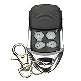 AntRC 4ボタン433MHzブラックガレージゲートキーRCG12C用リモコン交換