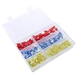 F Fityle 絶縁ミナルコネクタキット　スペードターミナル　端子　25×6mm 　品質保証　180個入り