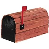 Gibraltar CC1R0000 Red Cedar Classic Cover Rural Mailbox [並行輸入品]