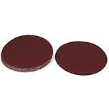 uxcell サンディングディスク サンドペーパーシート 10枚入り ルーファス 研磨布 150mm 60グリット