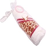 【TYGJ】おくるみ 毛布 ベビー キッズ タオル 動物（ジラフ、 牛、虎 材料：ポリエステル）有機栽培綿100％ ポンチョ マント かわいい 記念 写真 出産 祝い プレゼント