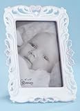 Precious Child of God Pink Girl White Porcelain Decorative 4x6 Picture Frame [並行輸入品]