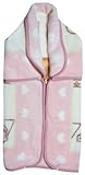 Big Oshi Teddy Super Soft Plush Newborn Baby Fuzzy Swaddle Blanket Sack - Pink by Big Oshi