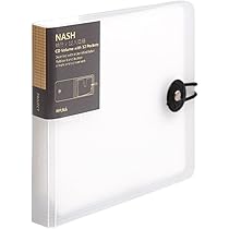 Amazon.co.jp：無印良品 ポリプロピレンCD・DVDケース 半透明 約W145