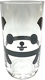 ツイン ガラスコップ 245ml パンダ柄 男の子 2個入り A JKC041