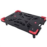 山善(YAMAZEN) 連結平台車 パレッティー キャスターストッパー仕様 ブラック YRB-GS75BK+G