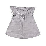 ナオミイトウ NAOMI ITO シャーリングワンピース ダークグレー 90cm 79985