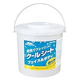 フェイス&ボディ用 クールシート 容器セット CN8121 70枚入 つくし工房