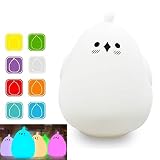 etbotu USB充電かわいいSilicon Chick夜ランプベッドライトホームオフィス装飾ギフト