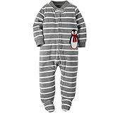 カーターズ Carter's ロンパース マイクロフリース カバーオール 長袖 足つき 男の子 ポリエステル100% 秋冬 Microfleece Zip-Up Sleep & Play 9M (67