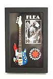 RGM8808 Flea Red Hot Chili Peppers Red Hot Chili Peppers レッド・ホット・チリ・ペッパーズ シャドウボックスフレームのミニチュアギターコレクション