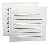 Duraflo 620808COMB Combination Gable Vent, 8-Inch X 8-Inch [並行輸入品]