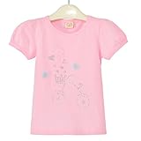 子供服 女の子 半袖 Ｔシャツ 女児 トップス 無地 ブラウス 可愛い ガールズ 通園 ルームウエア カジュアル (ピンク, 120)