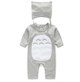 【エビ屋】秋の新しい綿の服の子供服 (70CM, グレー)
