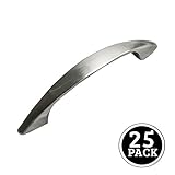 サテンニッケルキッチンキャビネットキッチンキャビネットハードウェアのプルハンドル – 3インチハンドルPulls – 25パック