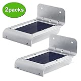 Meikee Super bright 16 LED Solar Motion Sensor Light,Daylight White,Wall Light,Wireless Night Light,