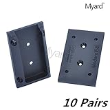 アップグレード手すり2 / PK接続コネクタを2 " x4 " ( 1 – 1 / 2 " x 3 – 1 / 2インチ）、pnp111902 10 Pair ブラック PNP111902 10pr
