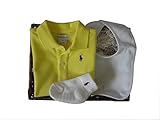 ラルフローレンの子供服　POLO　RALPHLAUREN　ベビー　出産お祝いセット（半袖）　男の子　７０ｃｍ　３ヶ月～６ヶ月用 [並行輸入品]