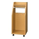 小島工芸 日本製 組立不要 健康仕様のFフォースター キャスター付き 高さ106cm ハンガーラック 45ハンガーラックラークUP ライト [幅45cm 奥行40cm] 1341447