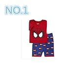 プリントパジャマ半袖&短パン(スパイダーマン)90cm～130cm　春夏　薄手綿100％ NO.2/120ｃｍ1点 【1点】