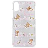 グルマンディーズ リラックマ iPhoneX (5.8インチ)対応ハードケース ライン grc-190b