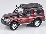 JADI B トヨタランドクルーザー 71 14 レッド LHD ルーフラック付 1/64 PA55565