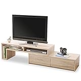 テレビ台 テレビボード TV台 TVボード AVボード 伸縮テレビ台 198cm ラック脚タイプ オーク