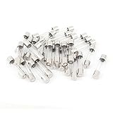 uxcell グラスチューブヒューズ　クイックヒューズ　250V 7A 6mmx30mm 30個入り