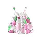 Haggai 無袖3 dの花弁である女の子赤ちゃんのワンピースであるガレウスは、夏になると女の子のスカート1 t ~ 4t(65 - 105センチ)を生んだ (3T(90), Purple)