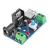 volflashy 降圧 電源 モジュール DC-DC 7-15V 9V 12V to 5V 2A L7805 バック コンバータ ヒート シンク スイッチ 付き