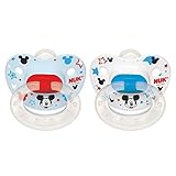 NUK Disney Mickey Mouse Orthodontic Silicone Pacifier 2 Pack (0-6Months) Size 1 by NUK [並行輸入品]