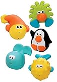 Sassy Bathtime Pals SquirtとFloatおもちゃサイズ:セットof 5、モデル10026 by Sassy