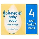 Johnson's Baby Soap with Honey 4 x 100G by Johnson's