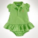 ラルフローレン ベビー ワンピース　ライトグリーン