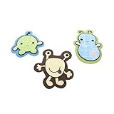 CoCaLo Baby Peek-A-Boo Monsters Wooden Baby Boy Wall Decor Set Multi [並行輸入品]