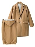 ANGELIEBE エンジェリーベ マタニティ ダッカー 付 チェスター ママ コート 妊婦服 産前 産後 ベビー M キャメル 21094 21094260