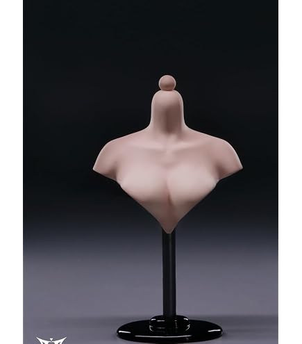 Amazon | 1/6男性女性バストスタンドヘッドフィギュアモデルハーフ
