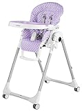 Peg Perego Prima Pappa Zero 3 High Chair, Baby Dot Lilac by Peg Perego [並行輸入品]