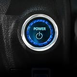 Kurtz トヨタ プリウス50系 ハリアー60系 アルファード30系 ヴェルファイア30系 カムリ70系 ランドクルーザープラド150系 RAV450系 ハイエース200系 クラウン210系 車種専用 プッシュスタート スタートボタンカバー 車内用品 ABS素材 内装パーツ カー用品 水晶風専用設計 アクセサリー クリスタル エンジンスタートカバー 純正交換 取付簡単 1個セット