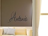 Antonio男の子女の子部屋保育園ベビーキッズ名前ビニール壁引用ステッカー