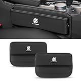 アルファード 専用 シートサイド ポケット 車用 隙間 収納ボックス アルファード ALPHARD 20系 30系 40系 対応 車 カーシート 収納ケース 隙間埋め 落下防止 小物収納 充電穴付き 便利グッズ カー用品 内装パーツ 運転席と助手席対応 2個セット (ブラック, アルファード 専用)