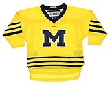 Michigan Wolverines NCAA Little Boys Toddlersレプリカホッケージャージー、イエロー