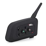 Qiilu VNETPHONE 　インターホン　インターホンヘッドセット　V4C 1200Mブルートゥースフルデュプレックス（審判4人用）
