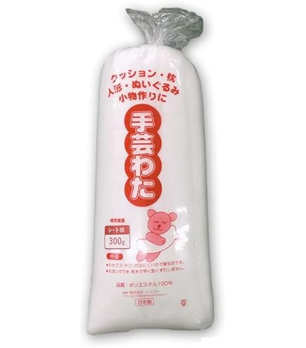 Smile_mark556様　ポリエステル　手芸綿　キルト綿　8kg Amazon | 手芸わた 300g×2個 600g 洗える綿 シート状 ポリエステル綿