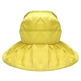 Domybestベビー用ハット つば広　赤ちゃんキャップ アウトドアハット　キッズ帽子 折りたたみ　子供サンバイザー 女の子　男の子 紫外線 UVカット 日よけ止め 日よけ帽　日焼け防止　無地　5色選